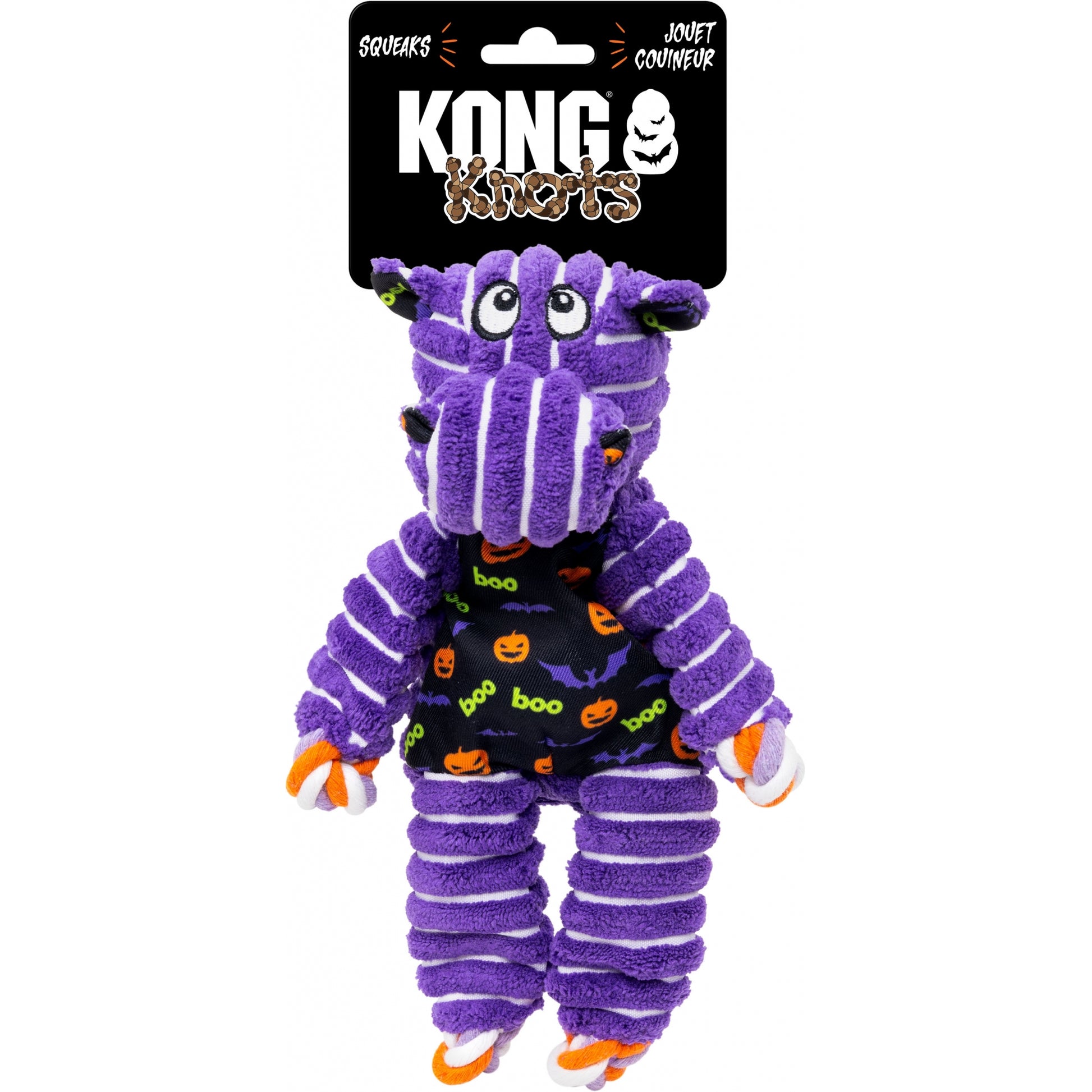 Kong Halloween Floppy Knots Hippo