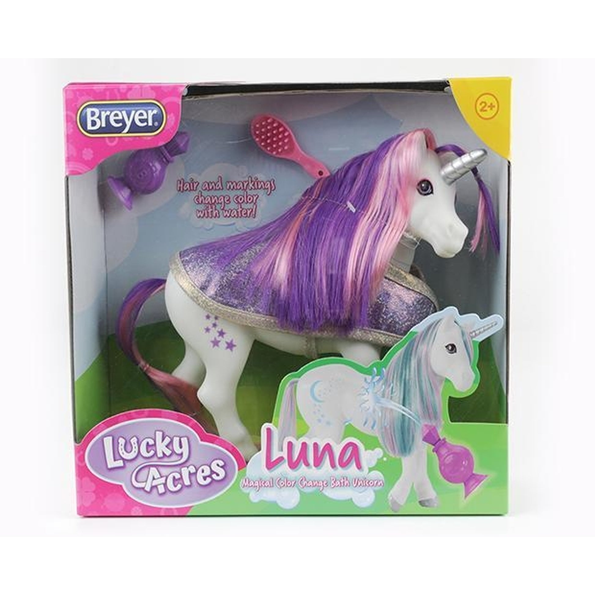 Breyer Lucky Acres Bath Time Unicorn 7233 Luna