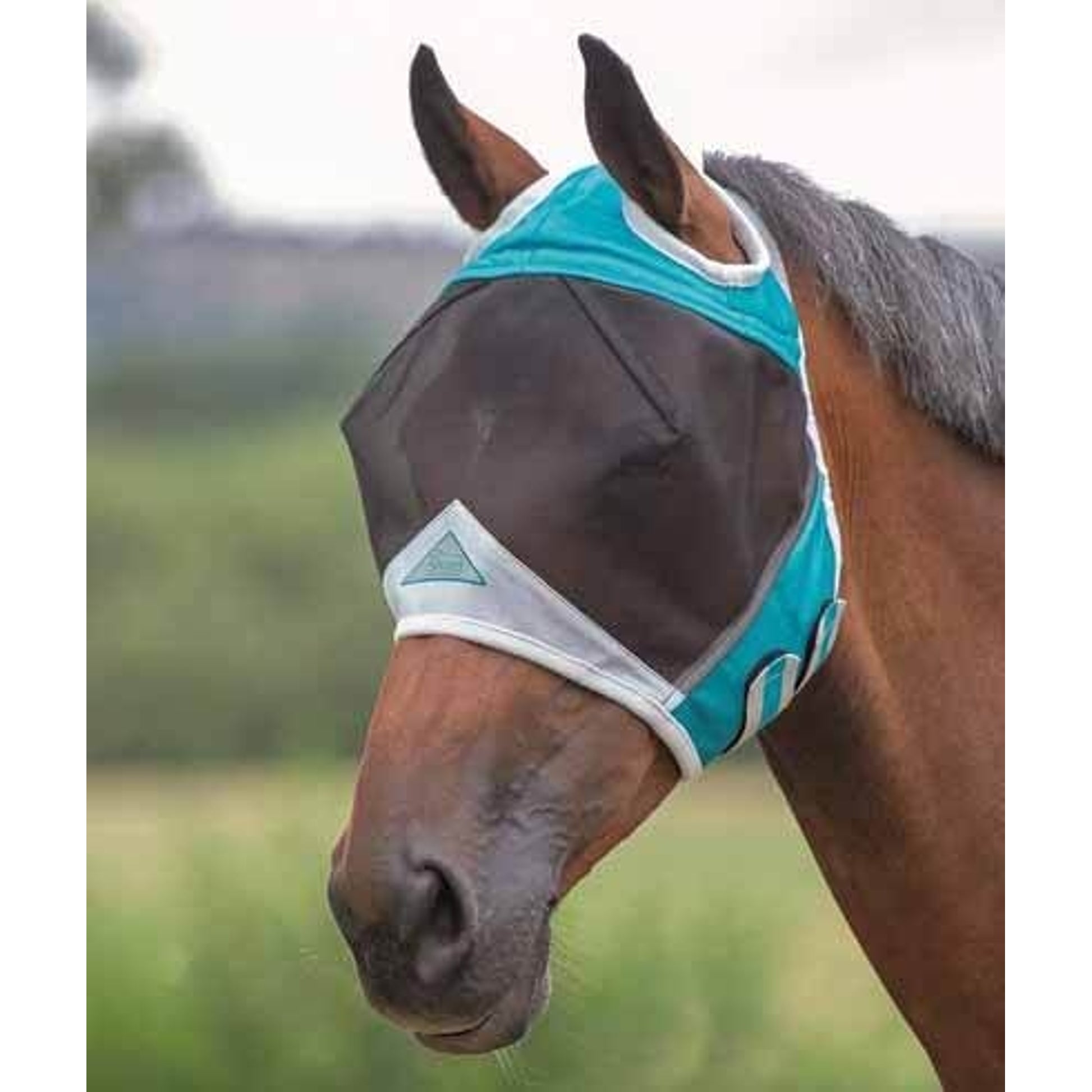 Shires FlyGuard Pro Fine Mesh Fly Mask with Ear Holes
