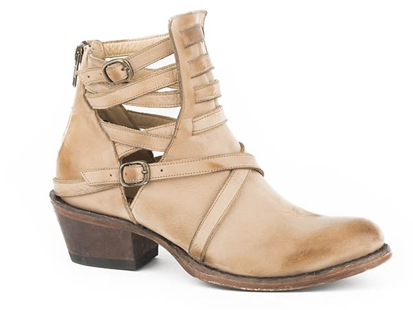 Stetson Ladies Mercy Round Toe Shorty Boots