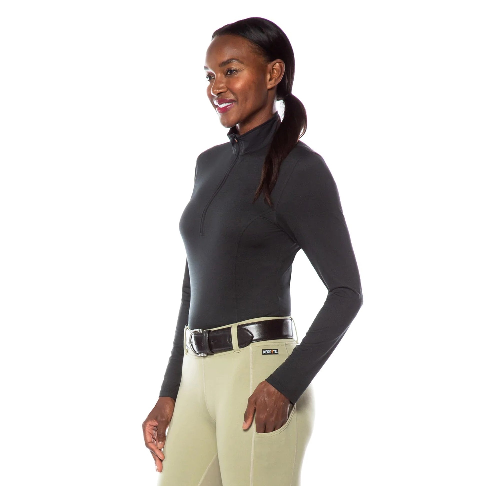 Kerrits Ladies Solid Ice Fil Lite L/S