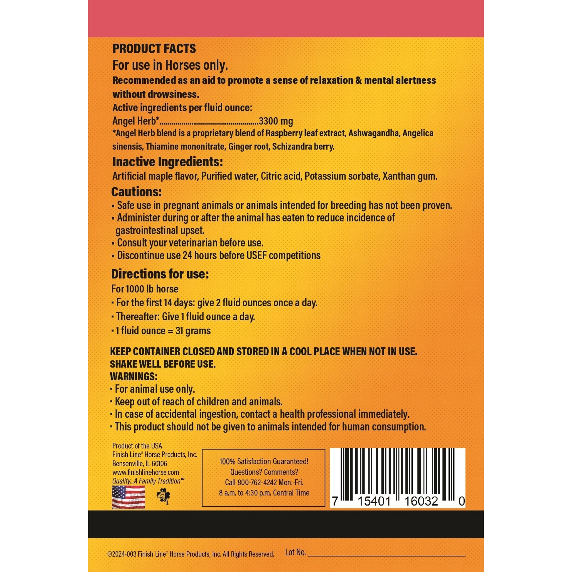 Finish Line Easy Rider Liquid Supplement