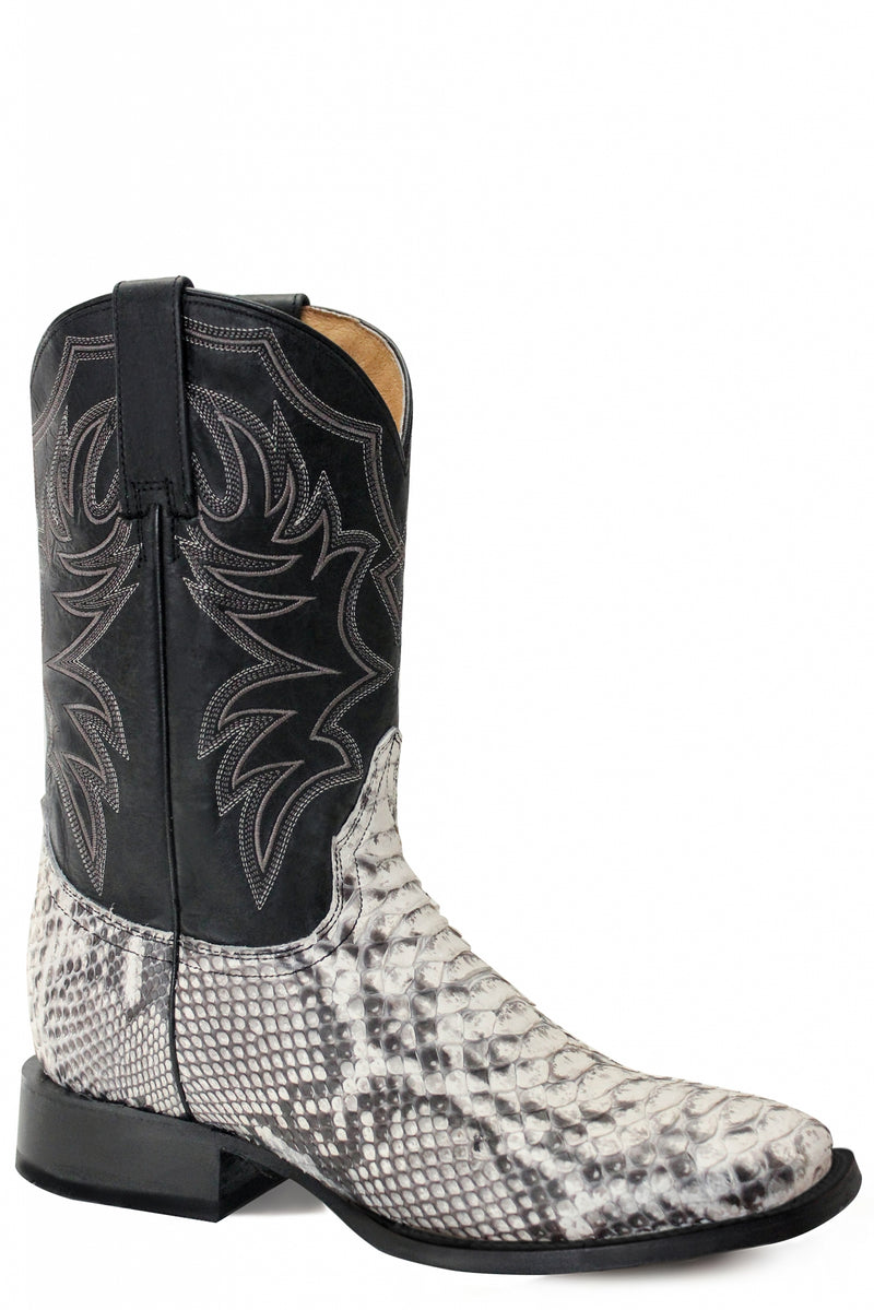 Roper Mens Python Square Toe Western Boots