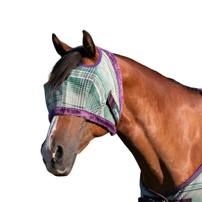 Kensington Draft UV Fleece Trim Fly Mask - Dual Ear & Forelock