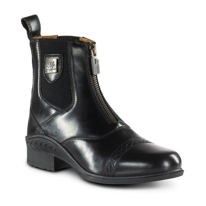 B Vertigo Ladies Saturn Front-Zip Leather Paddock
