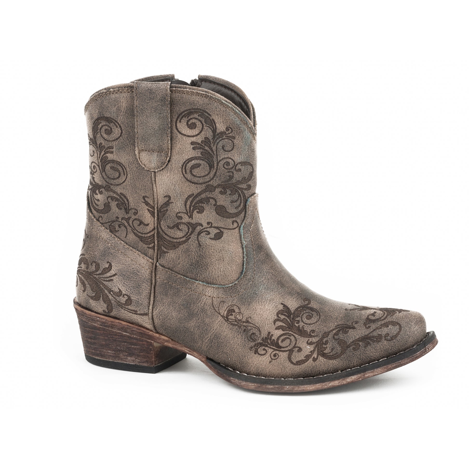 Roper Ladies Laser Design Shorty Boot