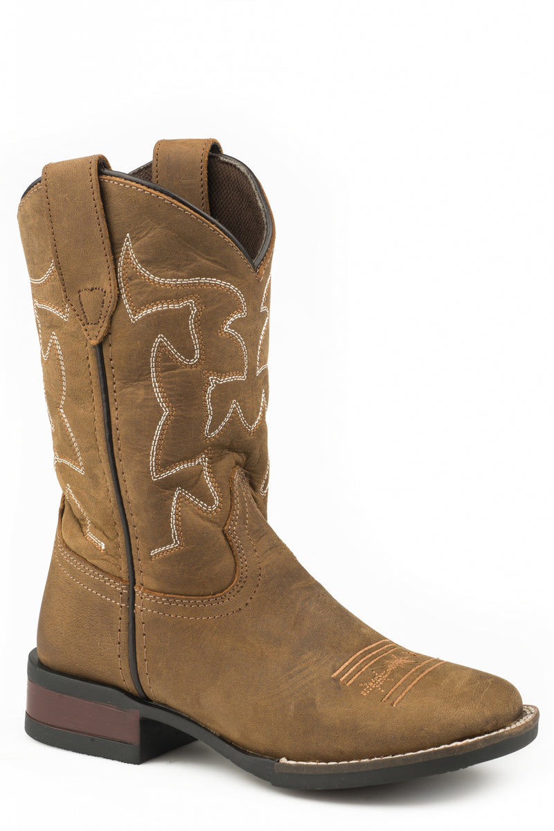Roper Kids Shaft Cow Hide Western Boots