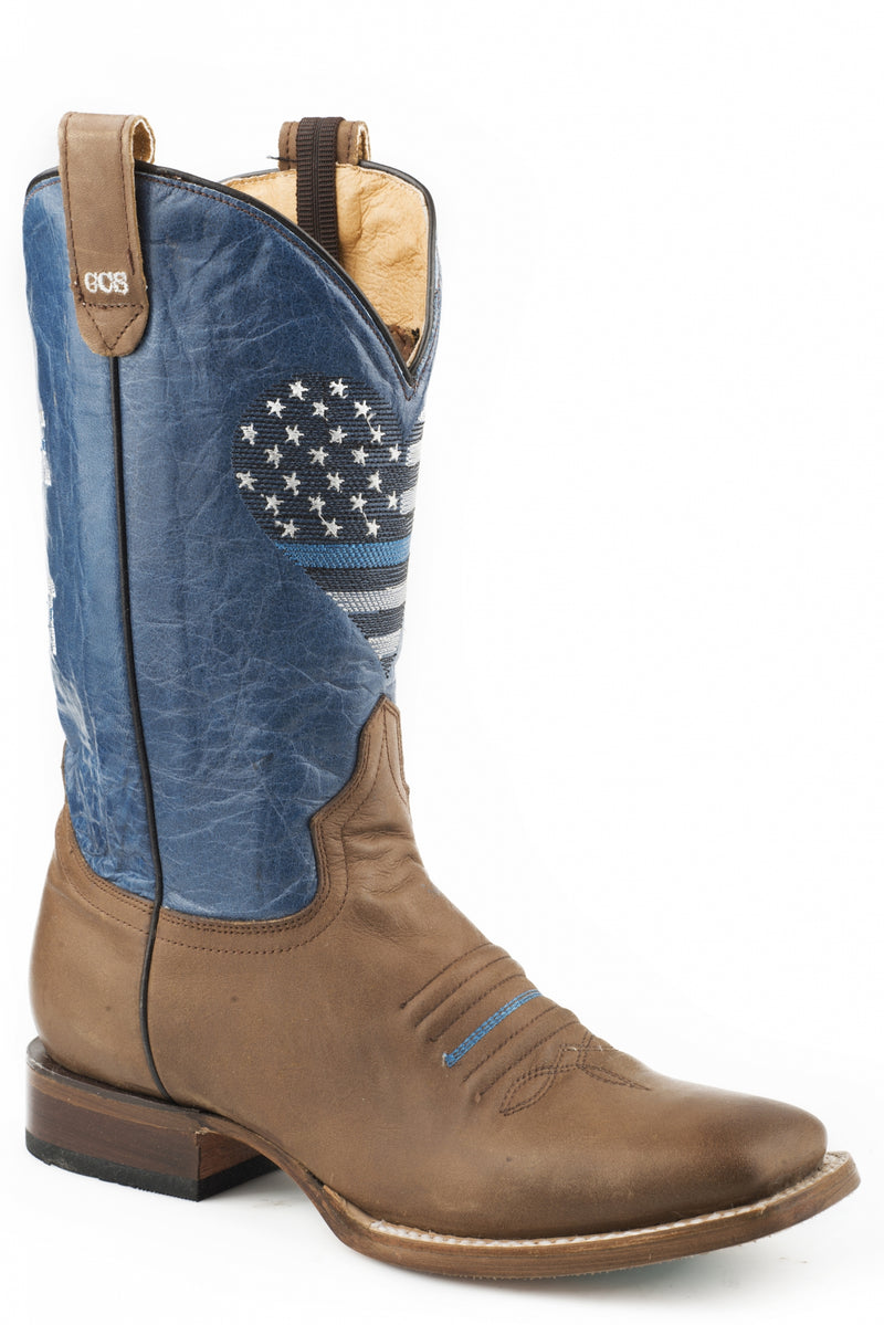 Roper Ladies Thin Blue Line Heart Concealed Carry Boots
