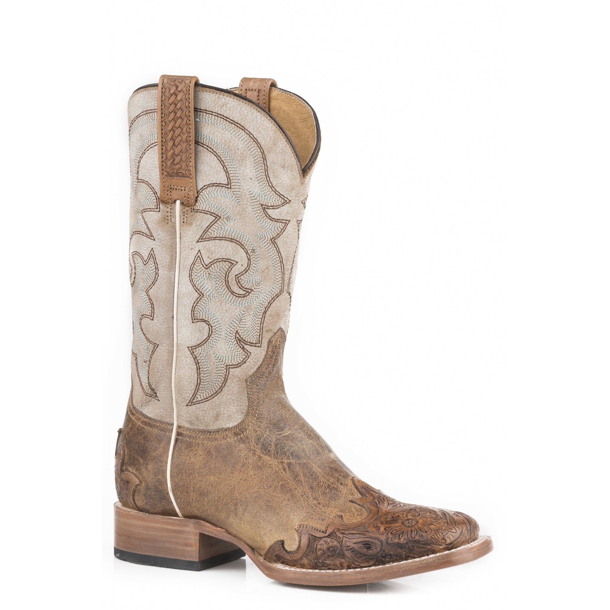 Roper Ladies Palomino Wingtip Square Toe Boots