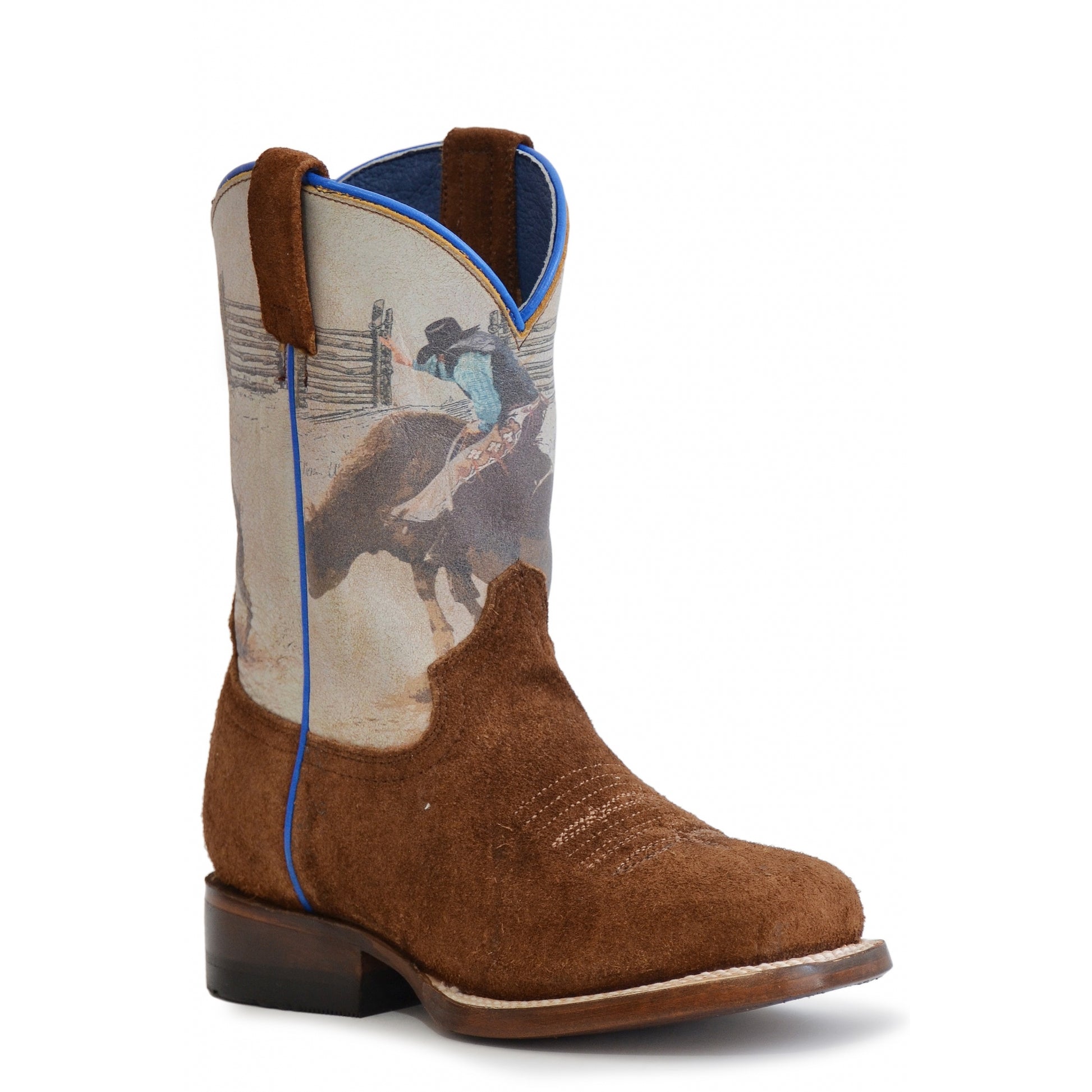 Roper Kids 8 Seconds Leather Outsole Boots