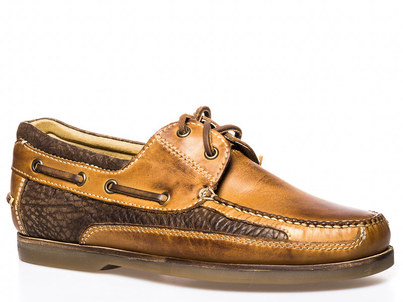 Stetson Mens Dillon Leather Boat Shoes