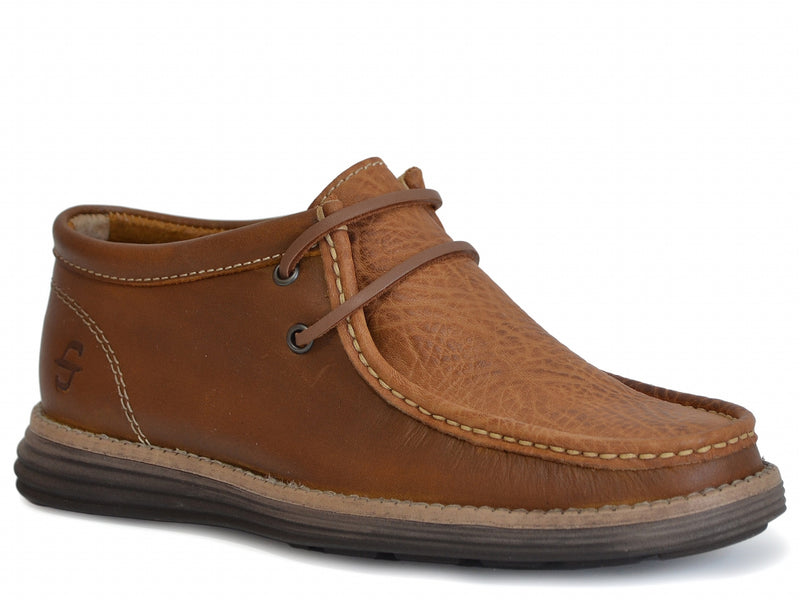 Stetson Mens Wyatt Leather Chukka Boots