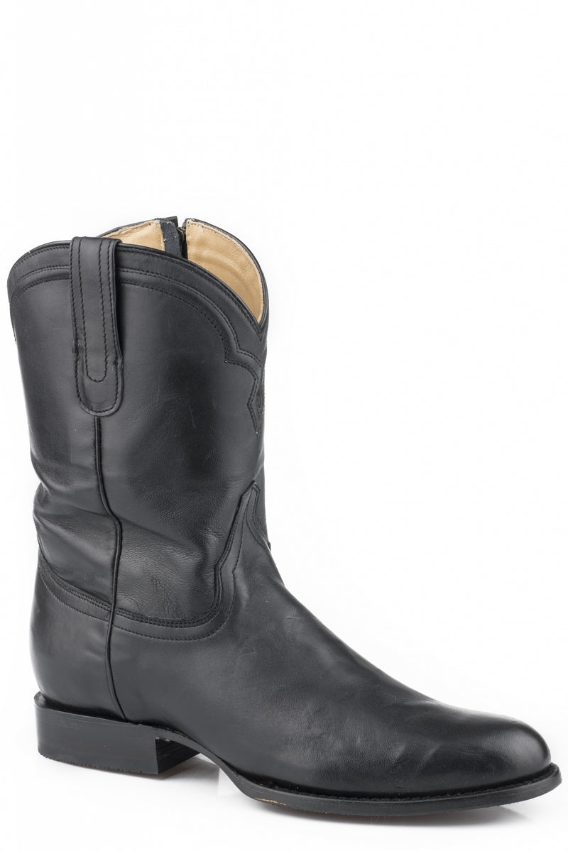 Stetson Mens Rancher Zip Wide R Toe Boots