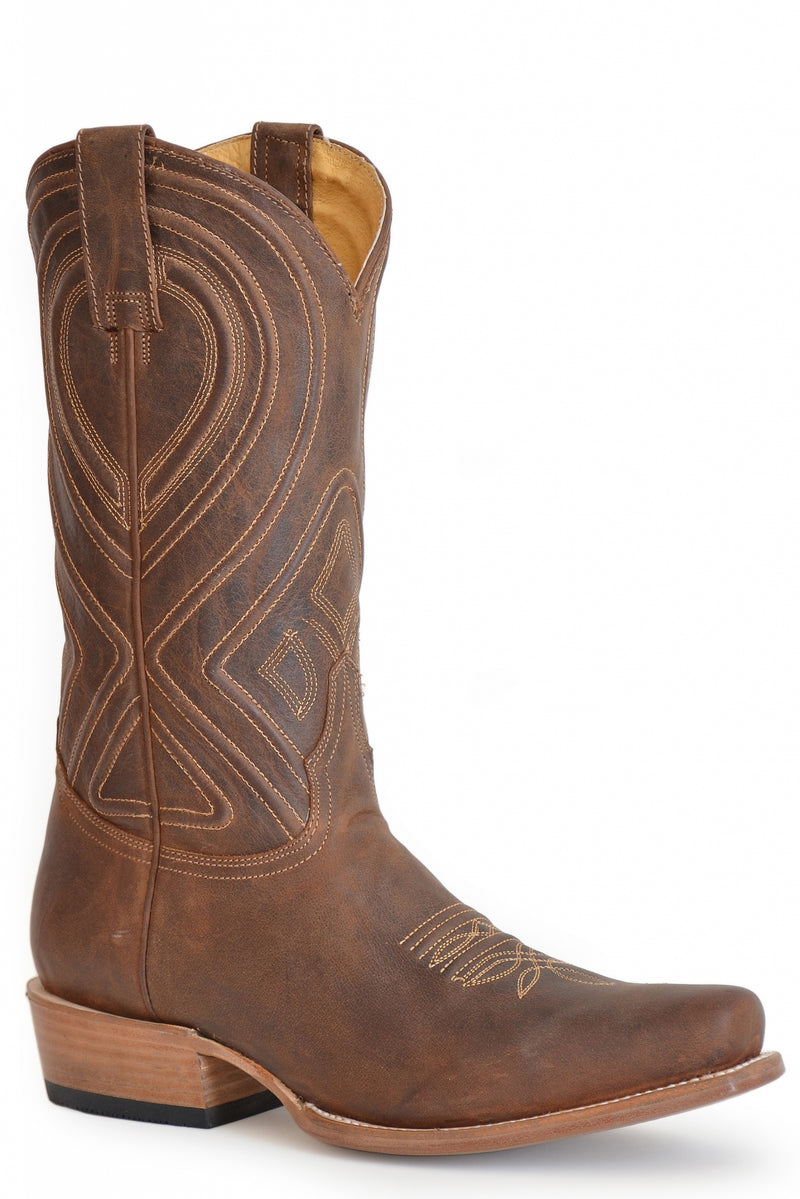 Stetson Mens Mossman Med7 Toe Boots