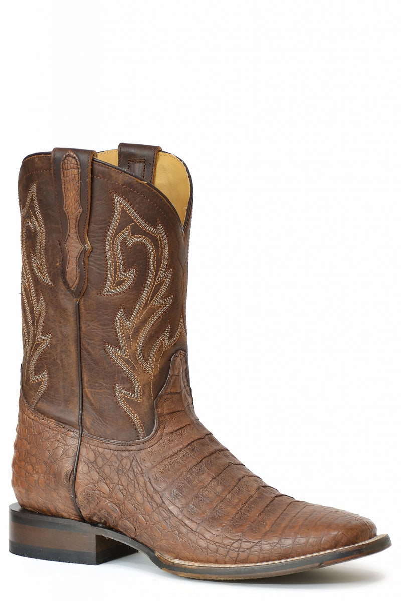 Stetson Mens Cameron Square Toe Performance Sole Boots