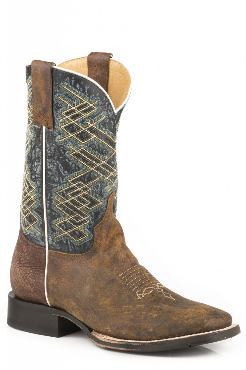 Stetson Mens Rider Square Toe TRU-X System Boots