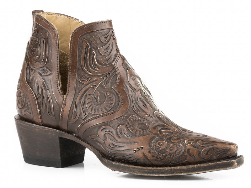Stetson Ladies Aviana Snip Toe Leather Sole Boots