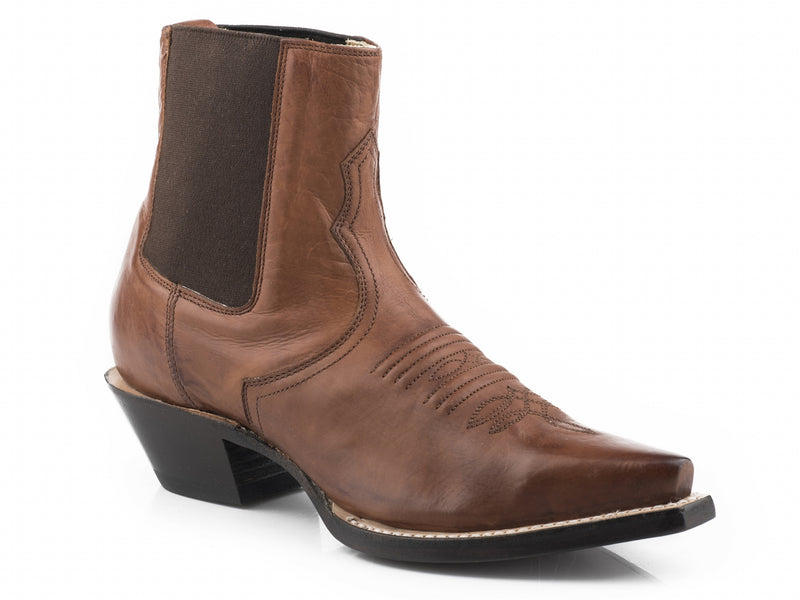 Stetson Ladies Everly Snip Toe Leather Sole Boots