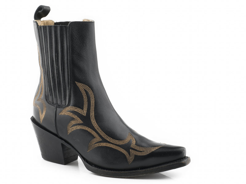 Stetson Ladies Greta Snip Toe Leather Sole Shortie Boots