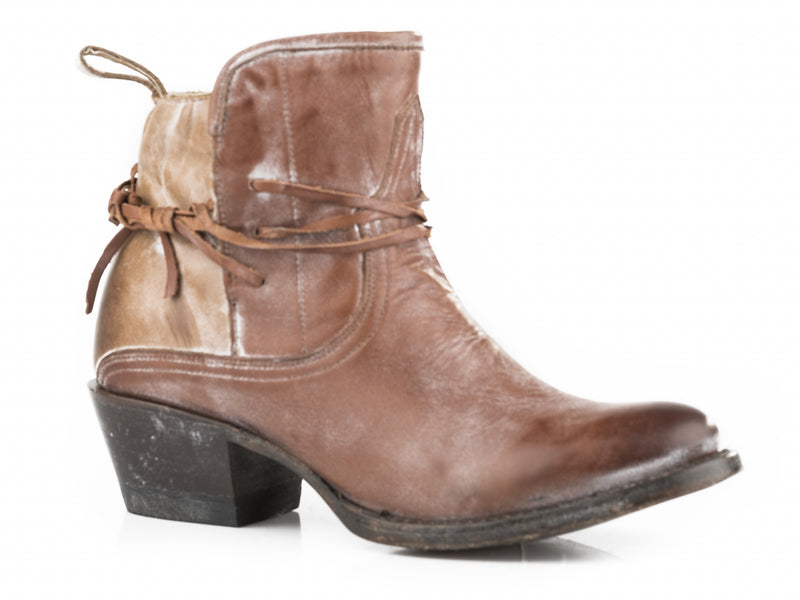 Stetson Ladies Minx Round Toe Tie Around Shaft Boots