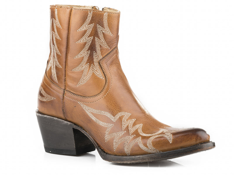 Stetson Ladies Gianna Snip Toe Leather Sole Boots