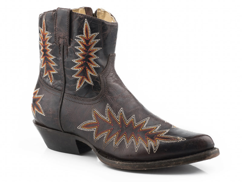 Stetson Ladies Charlie Snip Toe Sloped Shaft Boots
