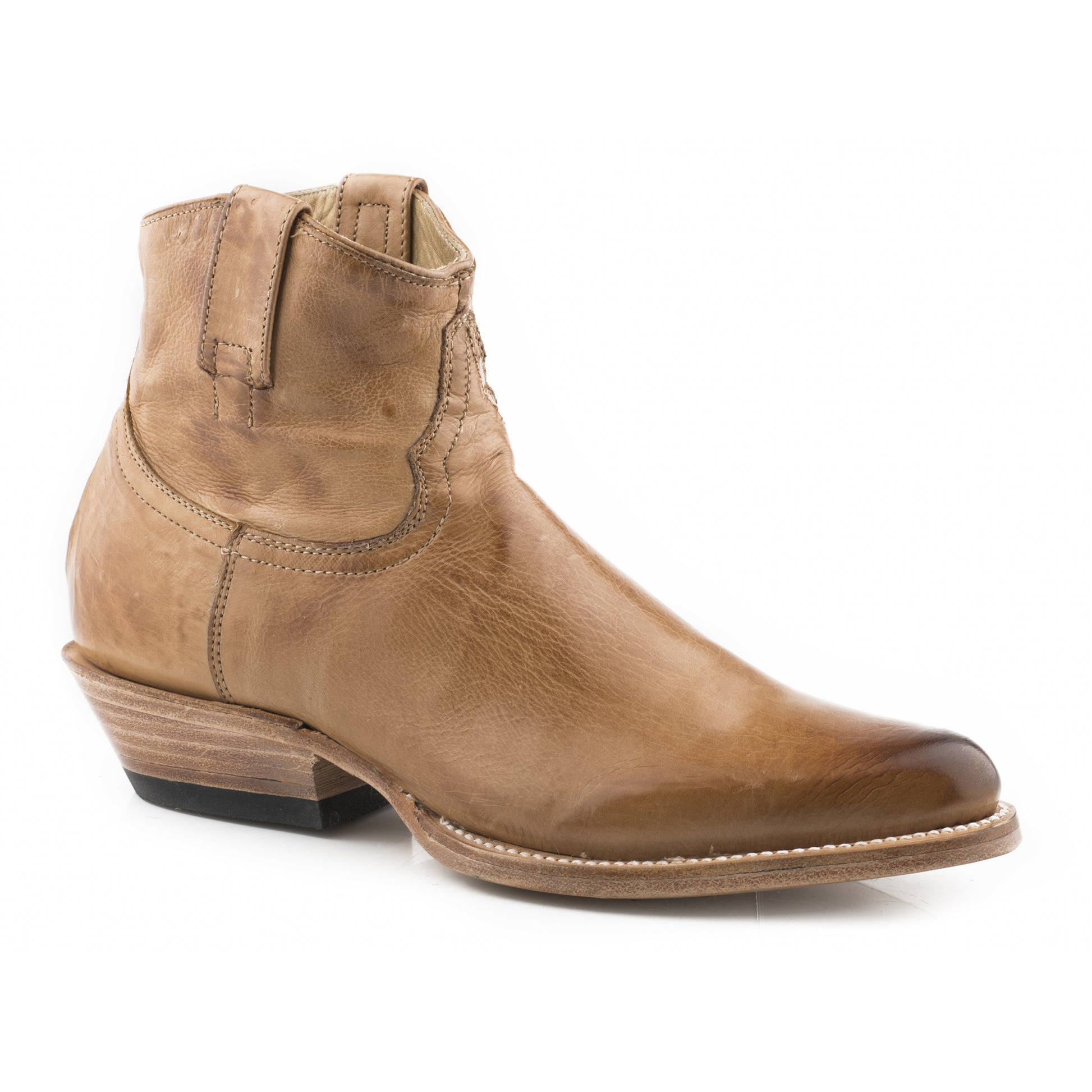 Stetson Ladies Nellie Snip Toe Leather Sole Boots