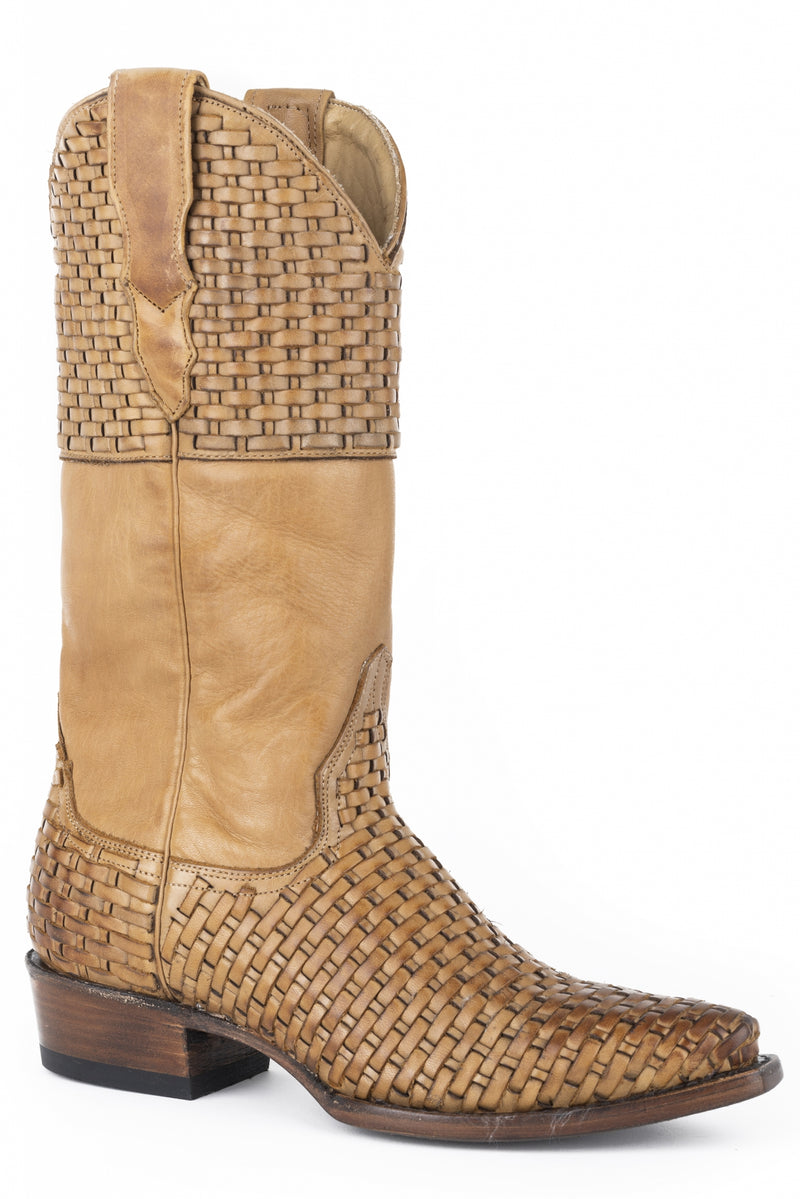 Stetson Ladies Bea Snip Toe Stacked Heel Boots