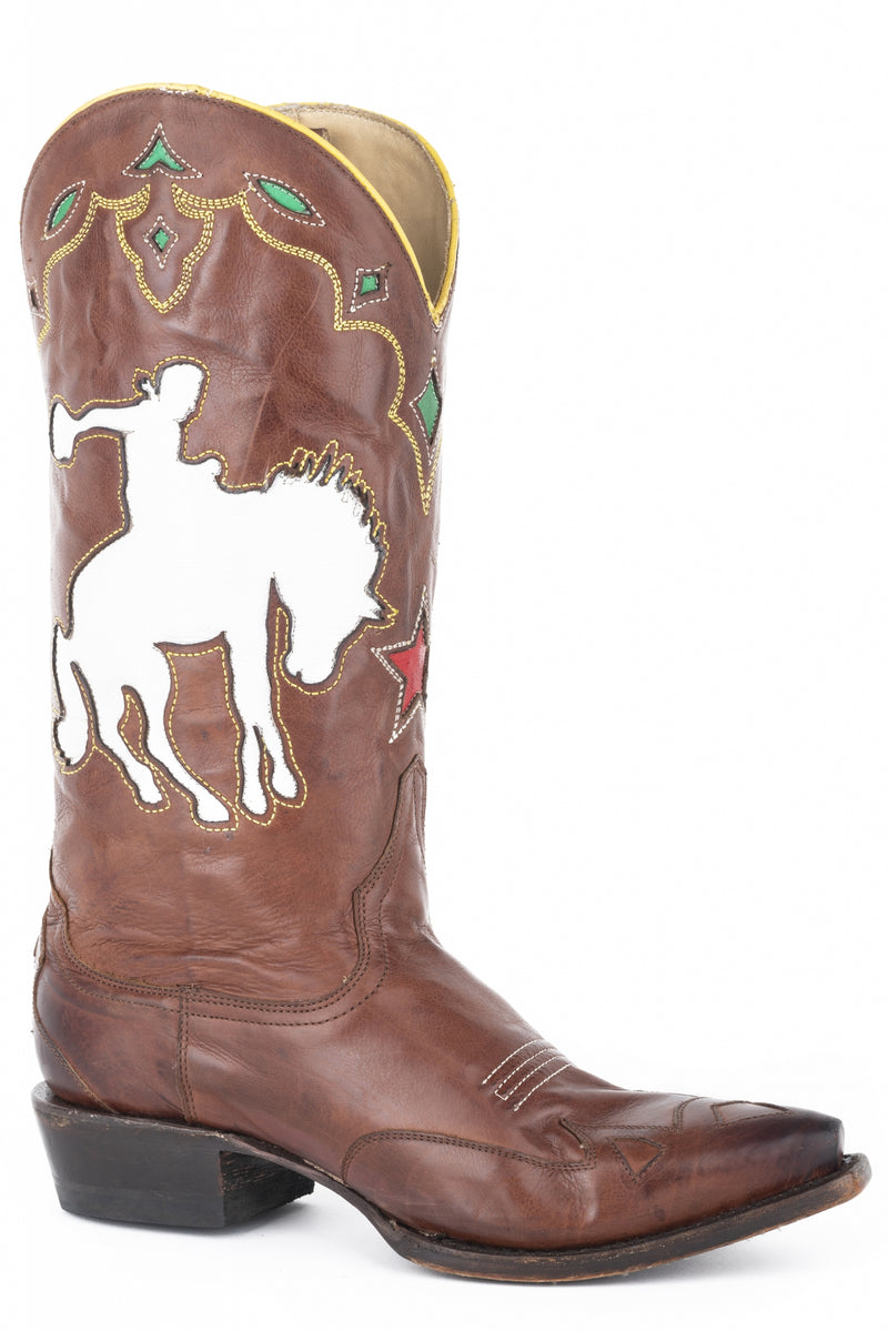 Stetson Ladies Remi Snip Toe Stacked Heel Boots