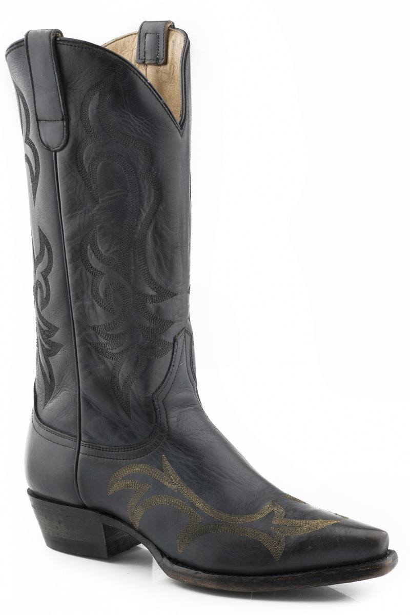 Stetson Ladies Ari Snip Toe 13" Shaft Leather Sole Boots