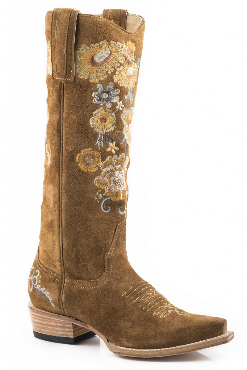 Stetson Ladies June 15" Shaft Snip Toe Boots
