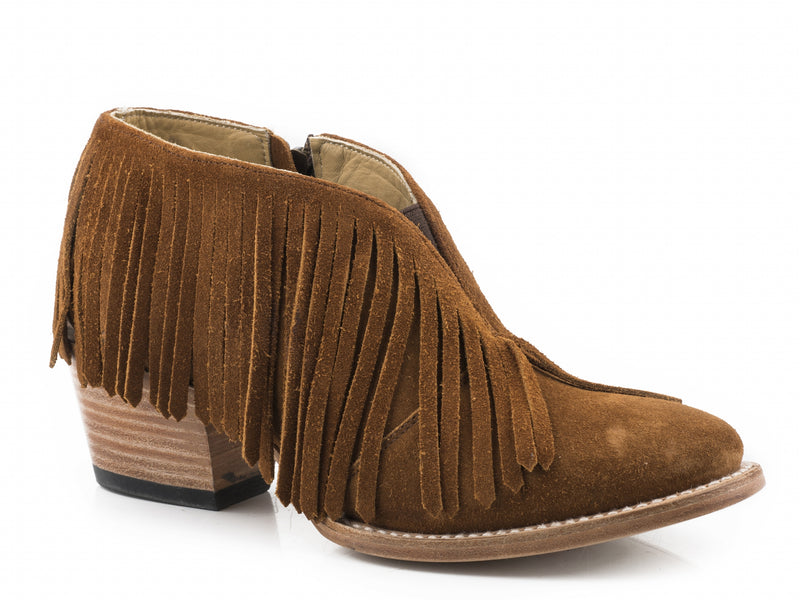 Stetson Ladies Cora 3" Fringe Shaft Fashion Boots