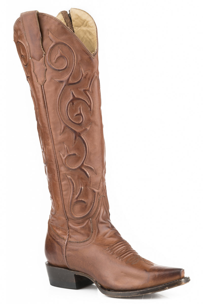 Stetson Ladies Blair 18" Shaft Snip Toe Boots