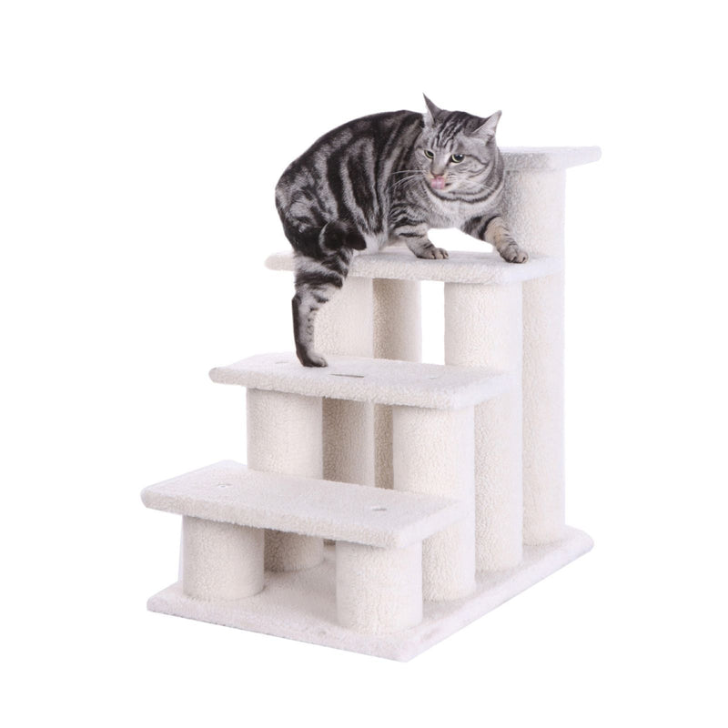 Armarkat Classic Real Wood 4 Step Pet Steps