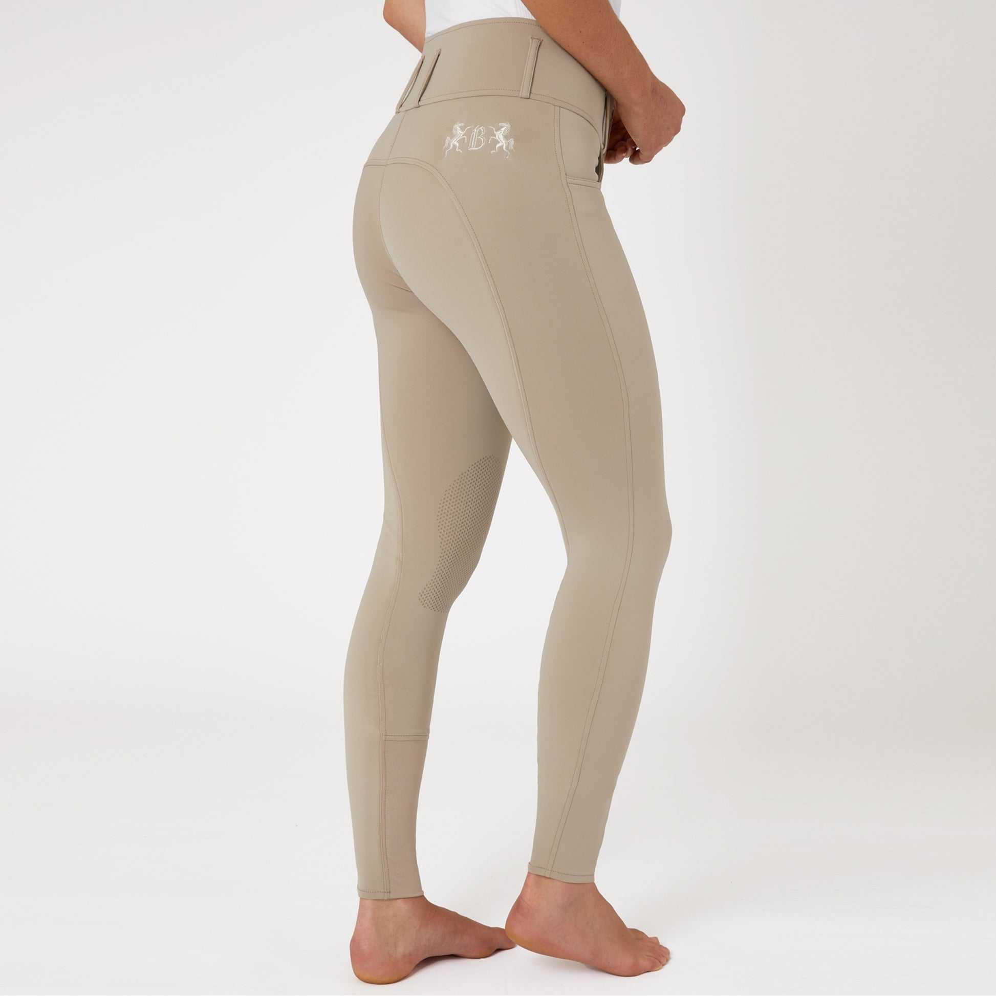 B Vertigo Ladies Meghan Highwaist Knee Patch Breeches