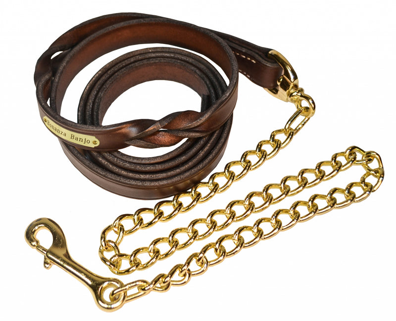 Perri's Personalized Twisted Leather Lead