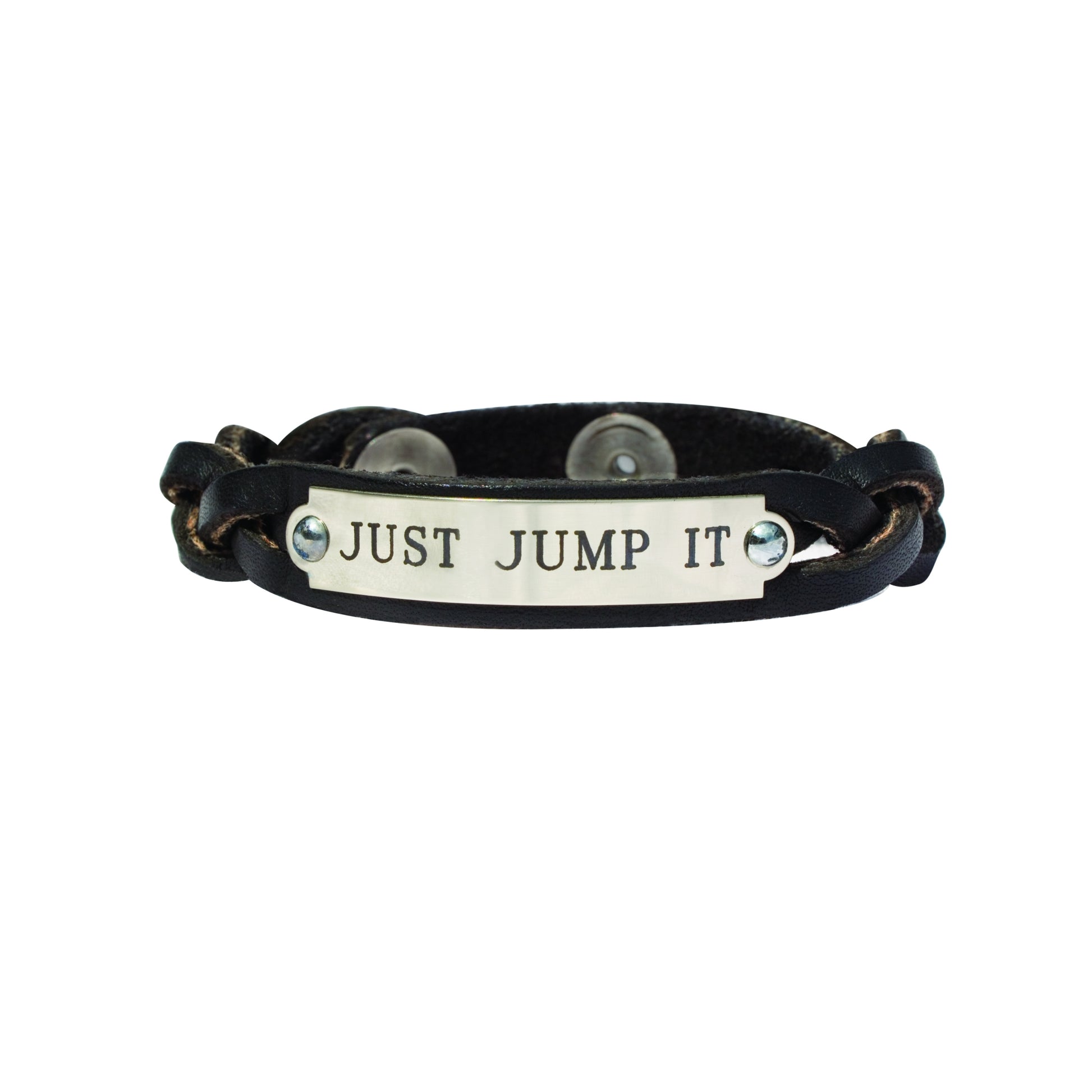 Perri's Personalized Braided Leather Bracelet