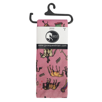 AWST Int'l Kids Lila Hunter Ponies Socks