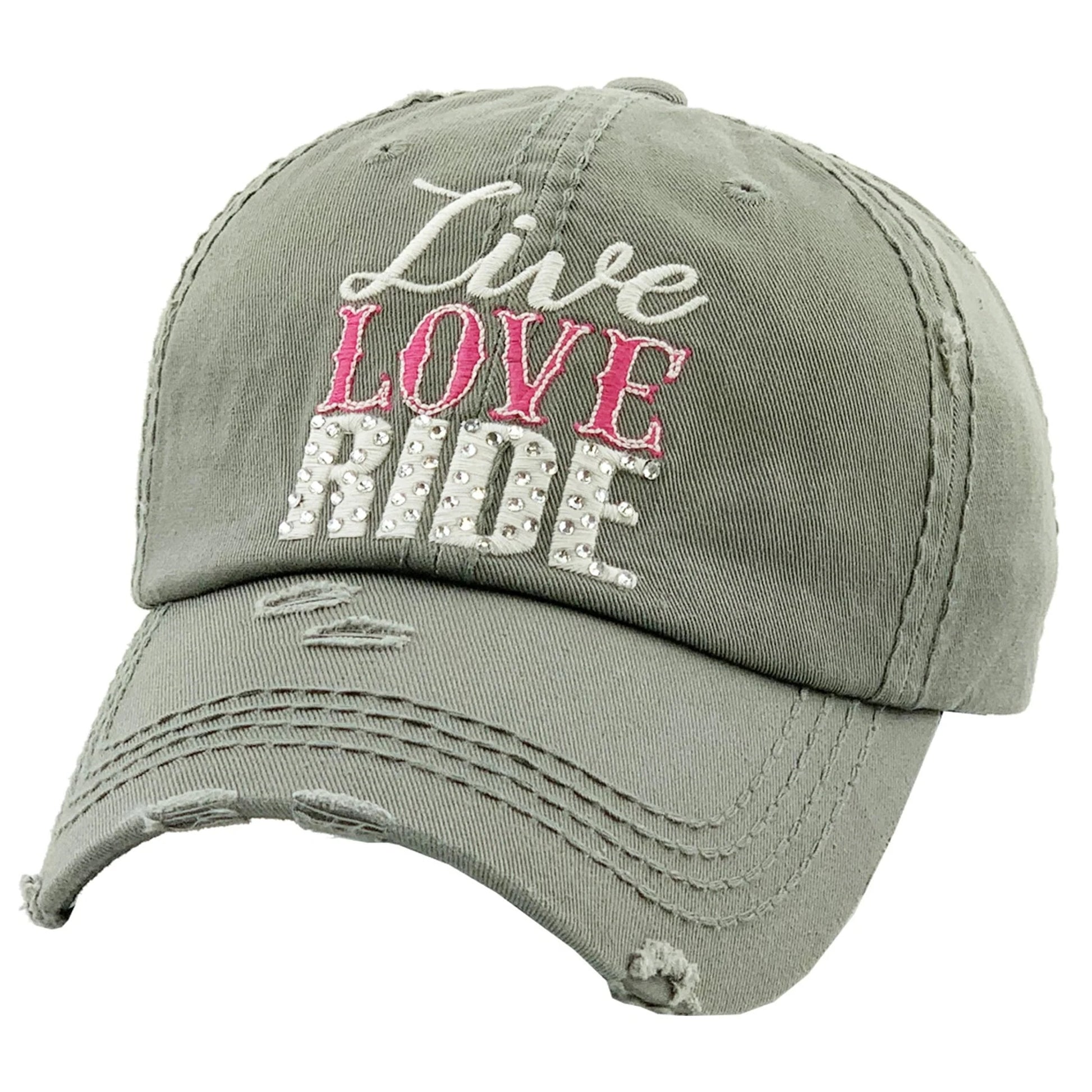 AWST Int'l "Live- Love- Ride" Cap
