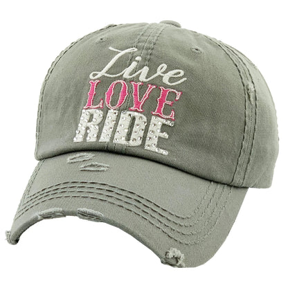 AWST Int'l "Live- Love- Ride" Cap
