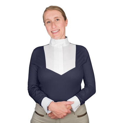 Ovation Ladies Bib Front Long Sleeve Show Shirt