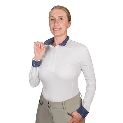 Ovation Ladies Bib Front Long Sleeve Show Shirt