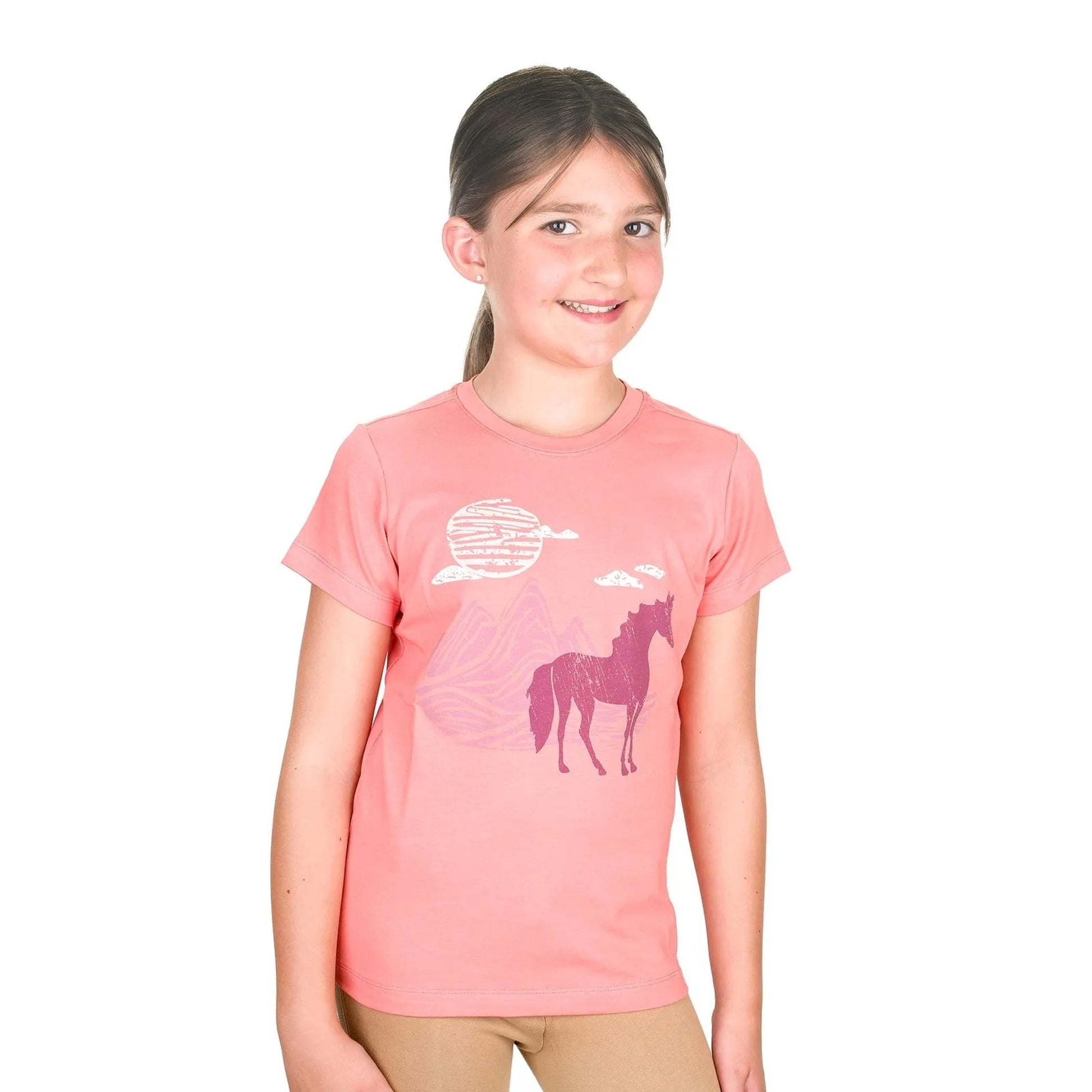 EquiStar Kids Short Sleeve Graphic Tee Shirt