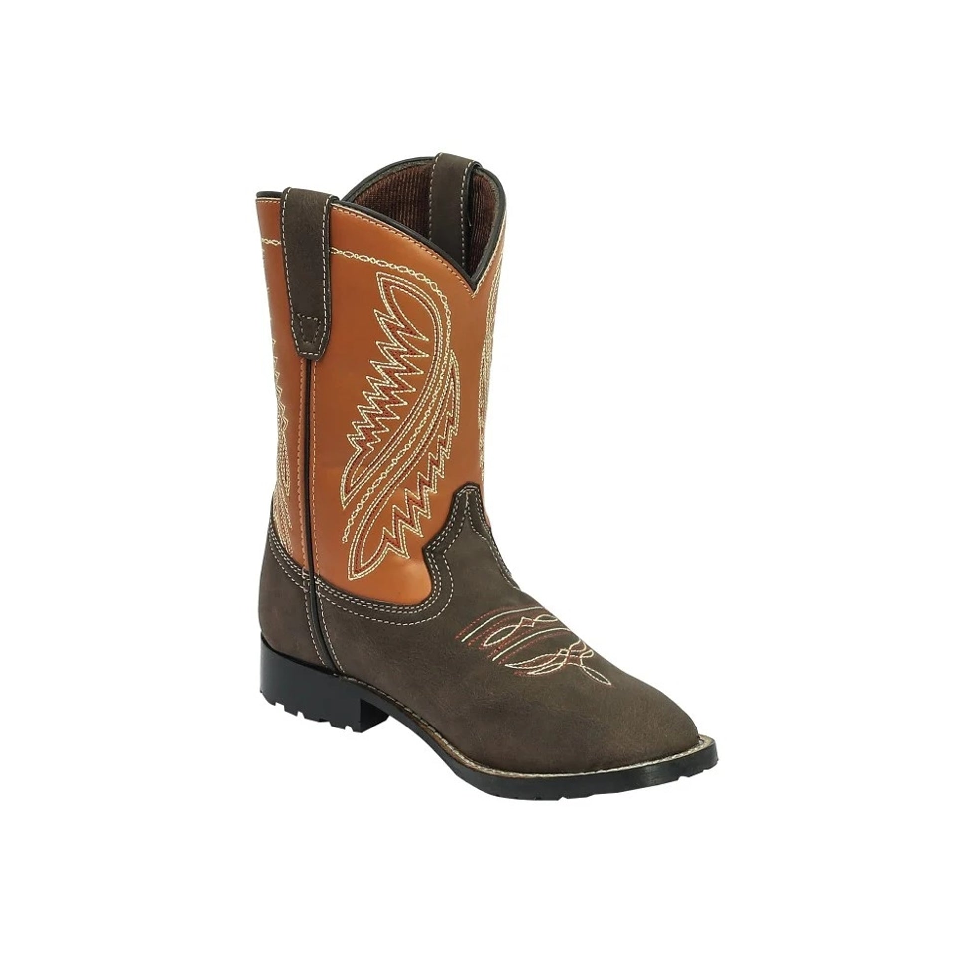 TuffRider Childrens Big Bend Rounded Toe Western Boots