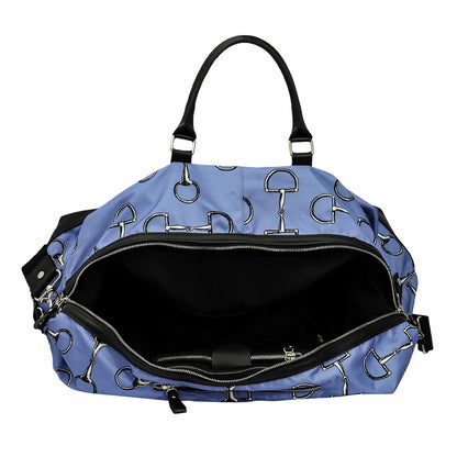 AWST Int'l Lila Vintage Snaffles Strappy Duffle Bag