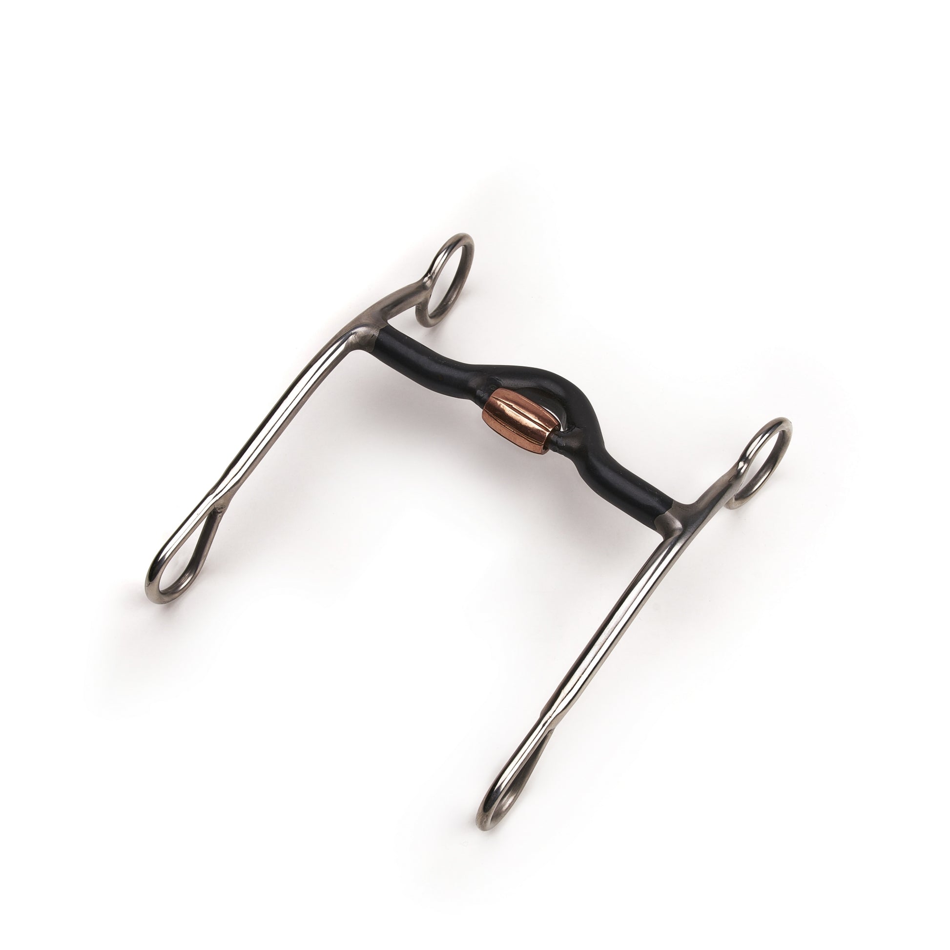 Shires Solid Shank Sweet Iron Medium Port Copper Roller