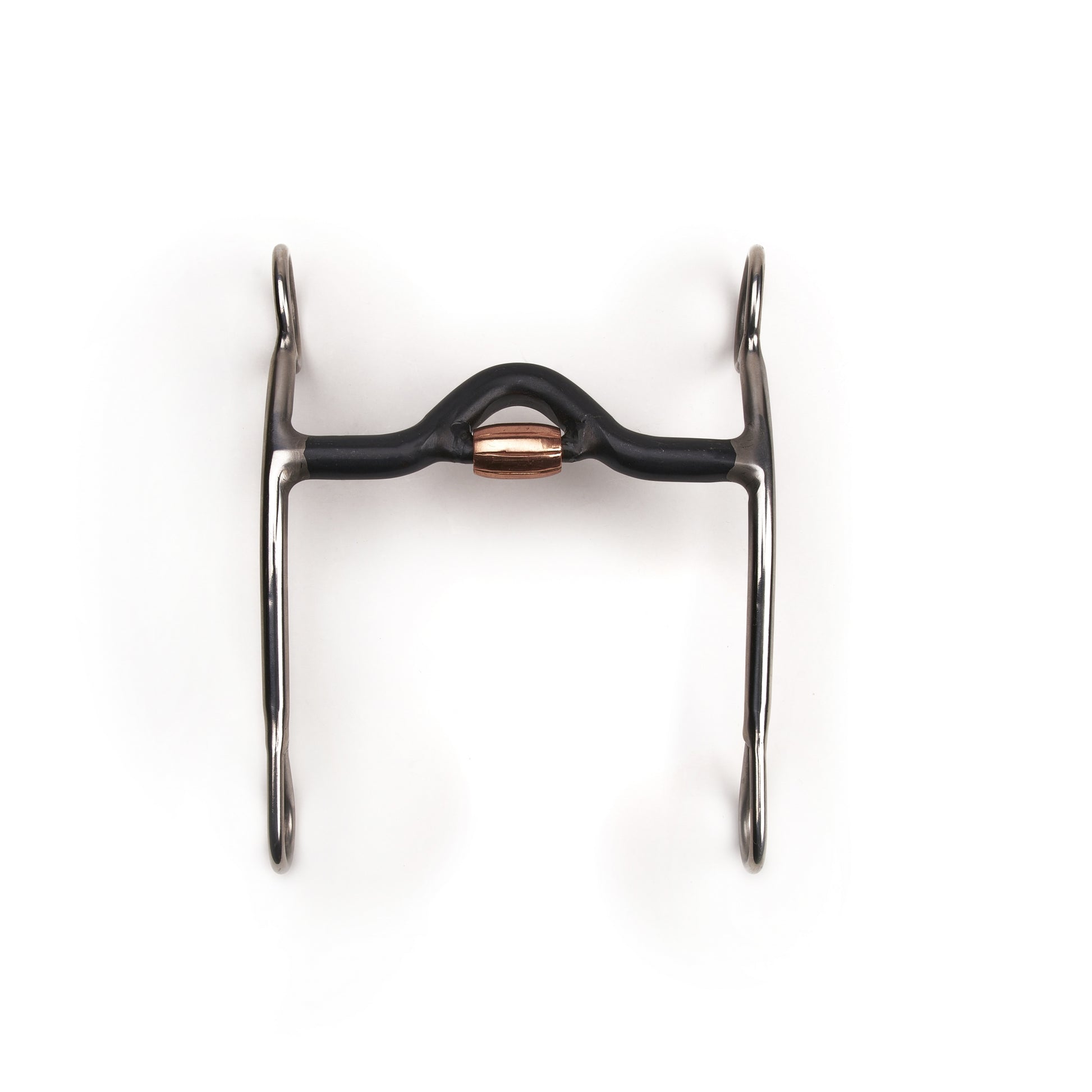 Shires Solid Shank Sweet Iron Medium Port Copper Roller