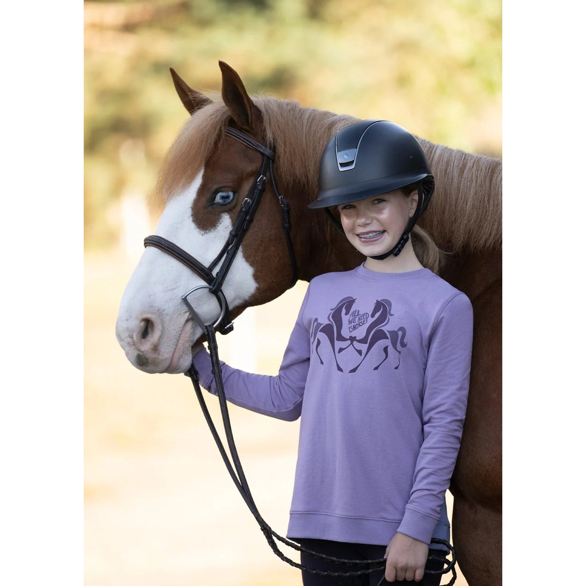 Kerrits Kids All We Need Is Horses Sweatshirt