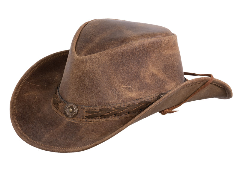 Outback Trading Ridge Leather Hat