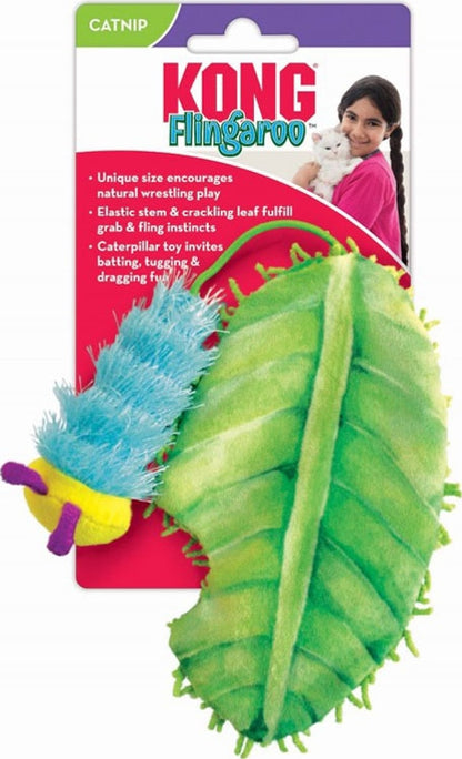 KONG Flingaroo Caterpillar Cat Toy